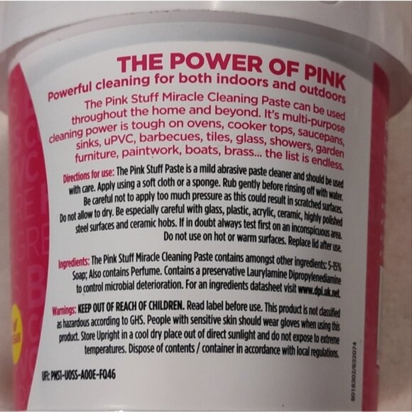 Star Drops "The Pink Stuff" Cleaner The Miracle Cleaning paste Vegan 30oz/850 gr - Picture 3 of 7